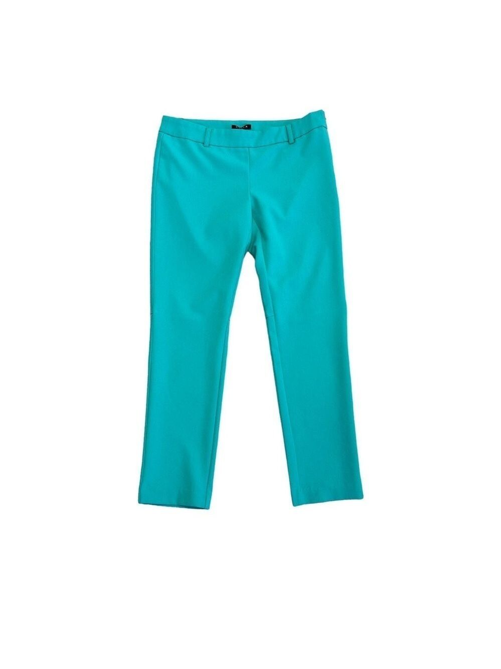 UK2LA teal blue stretchy slim fit ankle pants side zipper